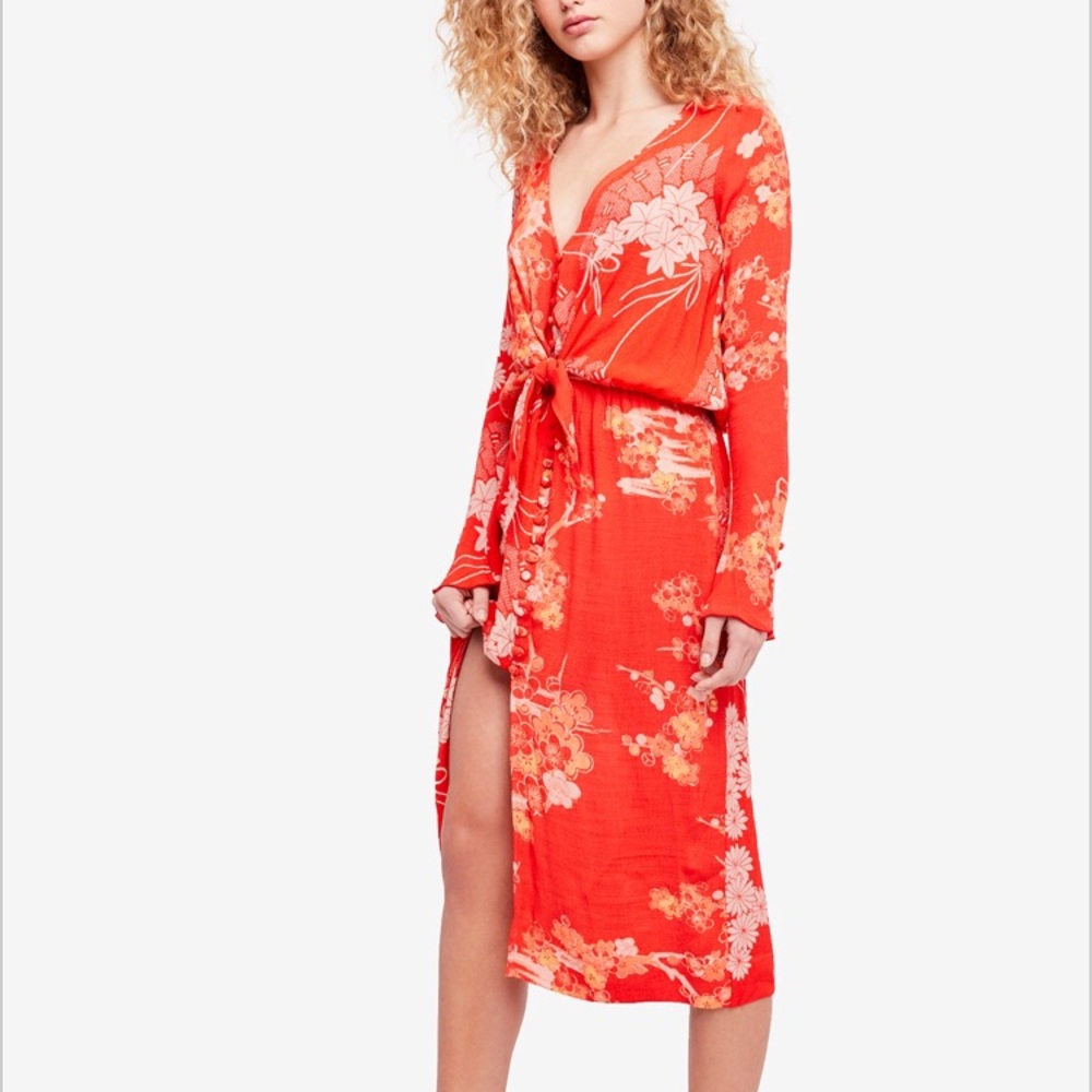 Free People dress - floral - midi